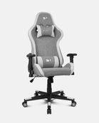 Silla gaming drift dr90 pro gris-blanco
