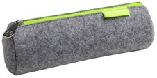 Estuche redondo Amarillo Neon - 1 compartimento - gris - Exacompta