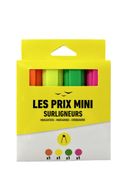 Les Prix Mini - Pack de 4 Subrayadores - colores surtidos