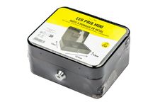 Les Prix Mini - Caja registradora - 8 compartimentos - 15 x 12 x 8 cm - negra