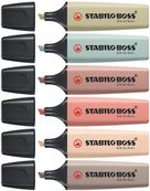 ESTUCHE 6 STABILO BOSS ORIGINAL NATURECOLORS
