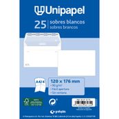 PAQUETE 25 SOBRE BCO 120X176 90G A.FAC T.SIL ( 20131270 )