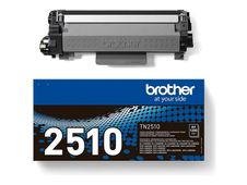 Brother TN-2510 - Gran capacidad - negro - original - caja - cartucho de tóner - para Brother DCP-L2620, L2627, L2660, HL-L2400, L2445, L2447, MFC-L2800, L2827, L2860