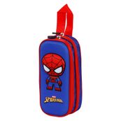 Portatodo doble 3D Spiderman 22x8x9.5cm