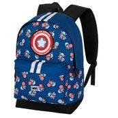 MOCHILA HS PLUS CAPITAN AMÉRICA BRAVE AZUL