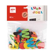BOLSA 52 IMANES GOMA EVA LETRAS SURTIDAS