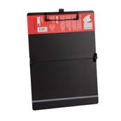 CLIPBOARD PLEGABLE A4 PLASTICO ABS NEGRO