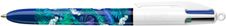 BOLIGRAFO BIC 4 COLORES BOTANICAL AZUL