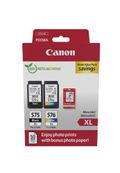 CARTUCHO CANON PG-575XL + CL-576XL BK + CMY