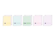 Oxford Live & Go European Book - Cuaderno - encuadernado espiral - A4 Plus - 80 hojas / 160 páginas - cuadriculado - pastel yellow, azul pastel, menta helada pastel, rosa pastel, pastel mauve - plástico (paquete de 5)