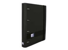 Oxford Live & Go EuropeanBinder - Archivador de anillas - para A5 Plus - capacidad: 250 hojas - negro (paquete de 5)