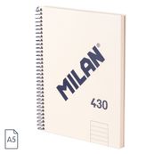 NOTEBOOK 1 A5  T/D LINEAS 7 MM 80 H 1918 BEIGE