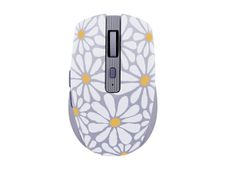 T'nB EXCLUSIV' Flower - Ratón - recargable - 6 botones - inalámbrico - 2.4 GHz, Bluetooth - receptor inalámbrico USB-C - lavander