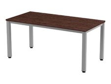Rocada Executive - Mesa - rectangular - roble - aluminio base