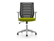 rocada Ergoline - Silla - tarea - reposabrazos - forma de T - inclinación - giratorio - polímero - gris, verde