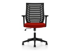 rocada Ergoline - Silla - operador - reposabrazos - forma de T - inclinación - giratorio - metal - rojo, epoxy gray