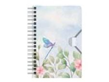 Senfort Acuarela - Cuaderno - wire-o - 135 x 210 mm - 70 hojas / 140 páginas - liso - libélula - polipropileno (PP)