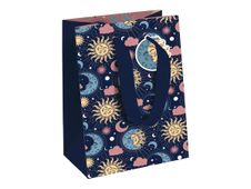 Clairefontaine - Bolsa de regalo - mediano - 21.5 cm x 10.2 cm x 25.3 cm - azul