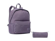 Totto Kalex - Conjunto de mochila y estuche para lápices - 100% poliéster - uva montaña