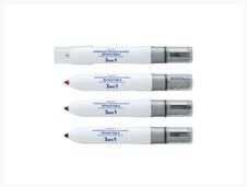 Marcador borrable multicolor JUVENILIA 3 en 1 - punta fina