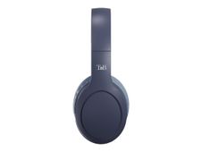 T'nB TONALITY - Auriculares con diadema con micro - en oreja - Bluetooth - inalámbrico, cableado - conector de 3,5 mm - aislamiento de ruido - azul marino, gris de tormenta
