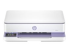 HP ENVY 6110e All-in-One - Impresora multifunción - color - chorro de tinta - 216 x 297 mm (original) - A4/Letter (material) - hasta 8 ppm (copiando) - hasta 10 ppm (impresión) - 100 hojas - USB 2.0, Wi-Fi(ac) - blanco