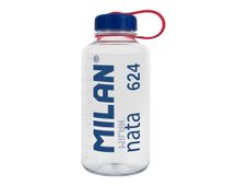 Milan nata 624 - Botella de agua - Tamaño 9.5 cm diameter - Altura 21.5 cm - 1 L - transparente