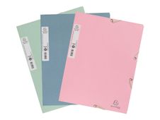 Exacompta AutentiK - Carpeta de 3 solapas - ancho de la espina: 15 mm - para A4 (210 x 297 mm) - capacidad: 250 hojas - disponible en diferentes colores