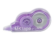 MKtape - Cinta correctora - 5 mm x 12 m - permanente - lila pastel