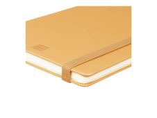 Finocam Nexo - Cuaderno - pequeña - 90 x 150 mm - 72 hojas / 144 páginas - papel blanco roto - forrado - cubierta camel - poliuretano (PU)