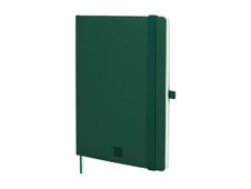 Finocam Nexo - Cuaderno - A5 (148 x 210 mm) - 72 hojas / 144 páginas - papel blanco roto - liso - cubierta verde oscuro - poliuretano (PU)