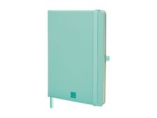 Finocam Nexo - Cuaderno - A5 (148 x 210 mm) - 72 hojas / 144 páginas - papel blanco roto - punteado - tapa turquesa - poliuretano (PU)