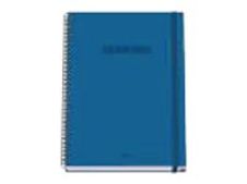 Dohe Color Vibes - Cuaderno - encuadernado espiral - A5 (148 x 210 mm) - 100 hojas / 200 páginas - cuadriculado - azul - cartón recubierto de papel laminado