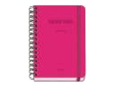 Dohe Colour Vibes - Agenda - 2025-2026 - vista de la semana - encuadernado de alambre - A5 (150 x 210 mm) - 72 hojas - rosa - cartón recubierto de papel laminado