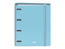 Dohe Serenity - Archivador de anillas - ancho de la espina: 40 mm - para A4 (210 x 297 mm) - azul