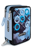 Plumier Giotto triple Zip. Diseños surtidos