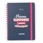Mr. Wonderful Wonder - Agenda - 2025-2026 - semana vista - encuadernado anillas metálicas - 160 páginas - Planazos, ilusiones y buenas vibraciones