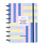 Mr. Wonderful Wonder - Agenda - 2025-2026 - semana vista - cuaderno de discos - 160 páginas - Con ganas, seguro que ganas