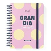 Mr. Wonderful Wonder - Agenda - 2025-2026 - día página - encuadernado anillas metálicas - 368 páginas - Gran día a la vista