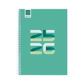 Agenda escolar espiral Cool 1/4 SVH 25-26 Verda 155x212