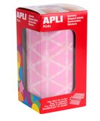Rollo Gomets triangulares 20mm Rosa
