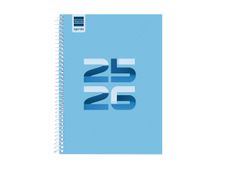 Agenda escolar espiral Cool 1/4 SVH 25-26 Blava 155x212