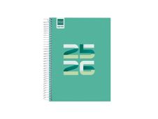 Agenda escolar espiral Cool 1/4 DP 25-26 Verda 155x212