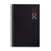 Agenda anual espiral Activa DP PP City Negro 2026 - Català