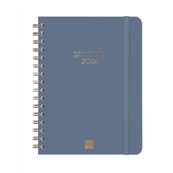 Agenda anual espiral Trendy Alma E10 SVH Blau - Català