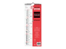 Calendari Neutre llarg de paret per escriure 2026 - Català