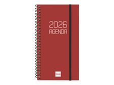 Agenda anual espiral Basics Opaque E9 SVH 2026 Bordeus - Català