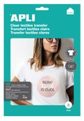 APLI PAPER Transfer paper - Blanco - A4 (210 x 297 mm) 10 hoja(s) papel de transferencia sobre tela