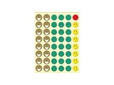APLI PAPER Gomets Mr. Smiley - Adhesivo extraíble - 576 etiqueta(s) (12 hoja(s) x 48) etiquetas