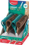 Tijeras wood 12cm smiling planet